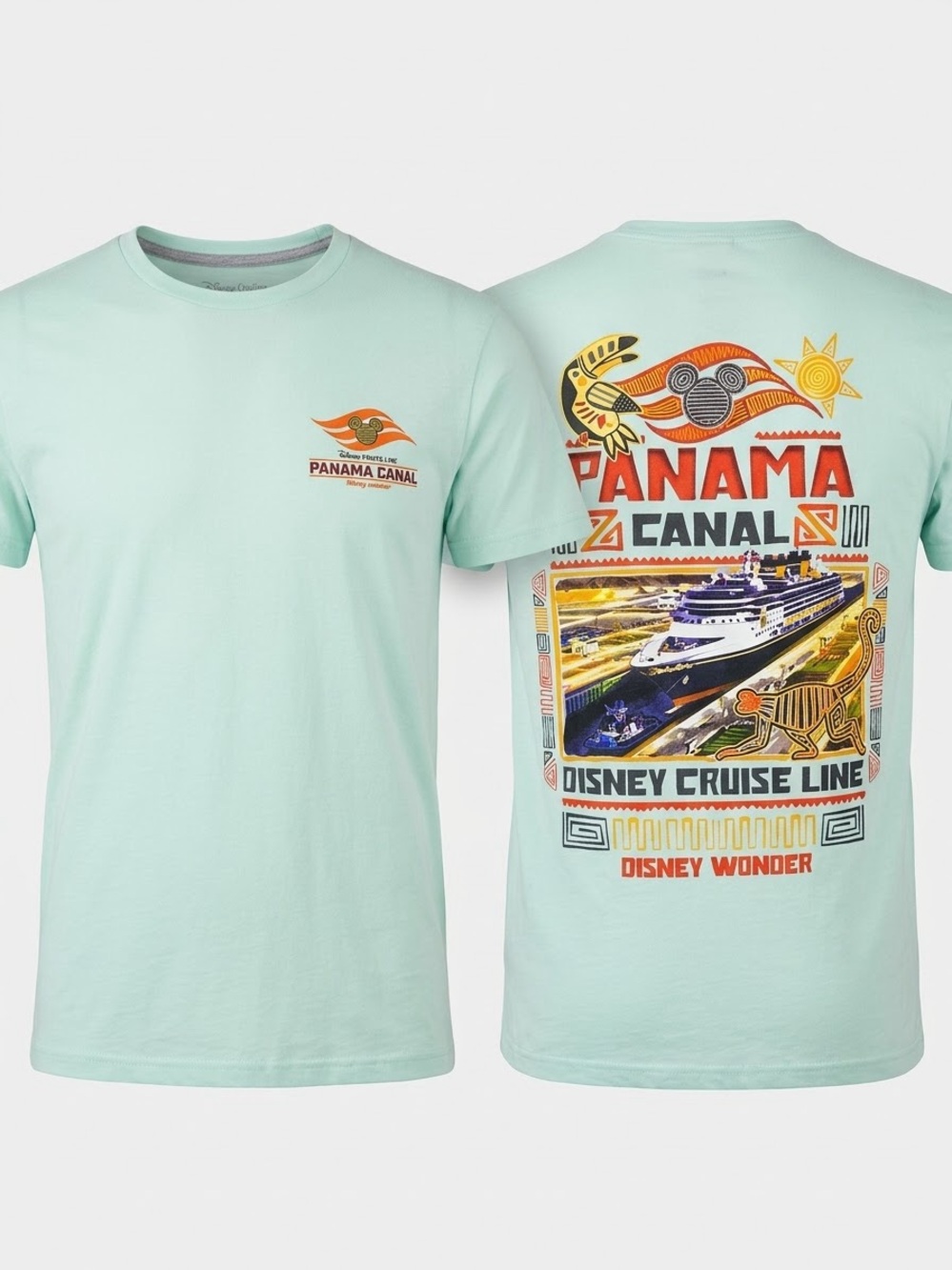 Disney Cruise Line T-Shirt Disney Wonder Panama Canal Graphic Tee